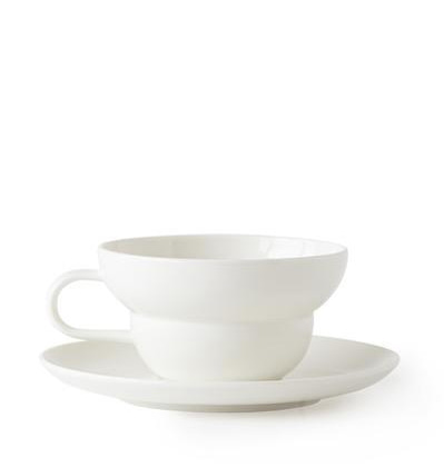 애크미 비비티컵 앤 소서 Acme Bibby Tea Cup &amp; Saucer White